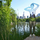 Illustration for article titled Womens bodies blend into a citys background with just bodypaint